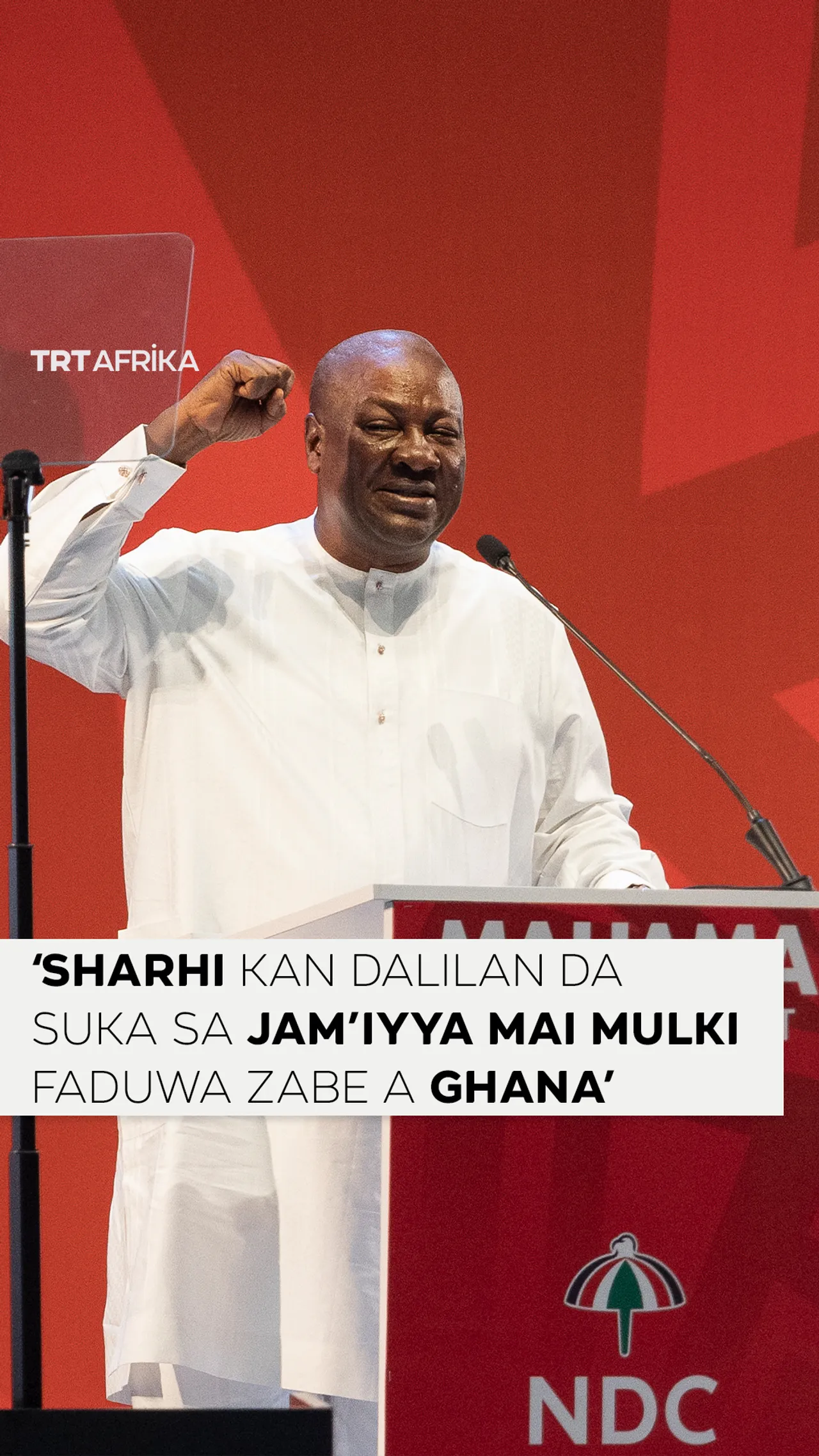 Dalilan da suka sa jam'iyya mai mulki ta fadi zabe a Ghana